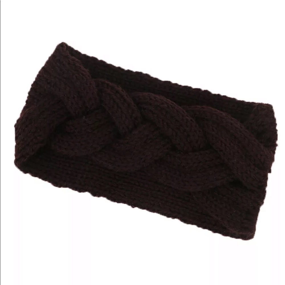 Women Braid Cable Knitted Crochet Headband